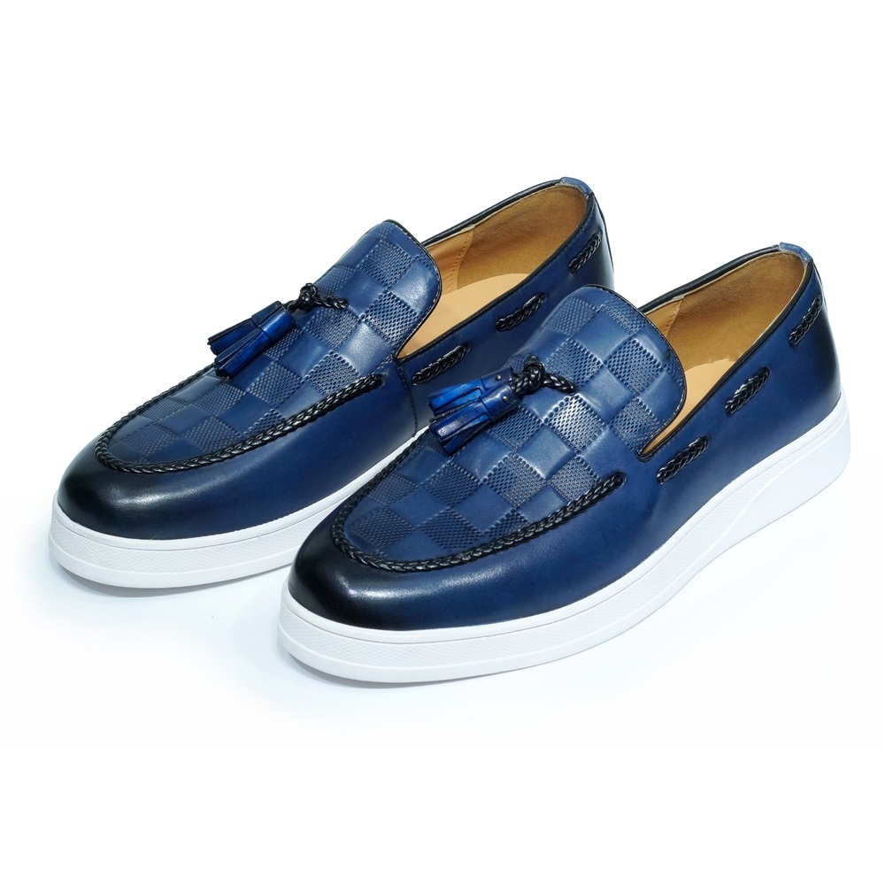 Tassel Fringe Trim - Luxury Mens Tassel Loafer Shoes Genuine