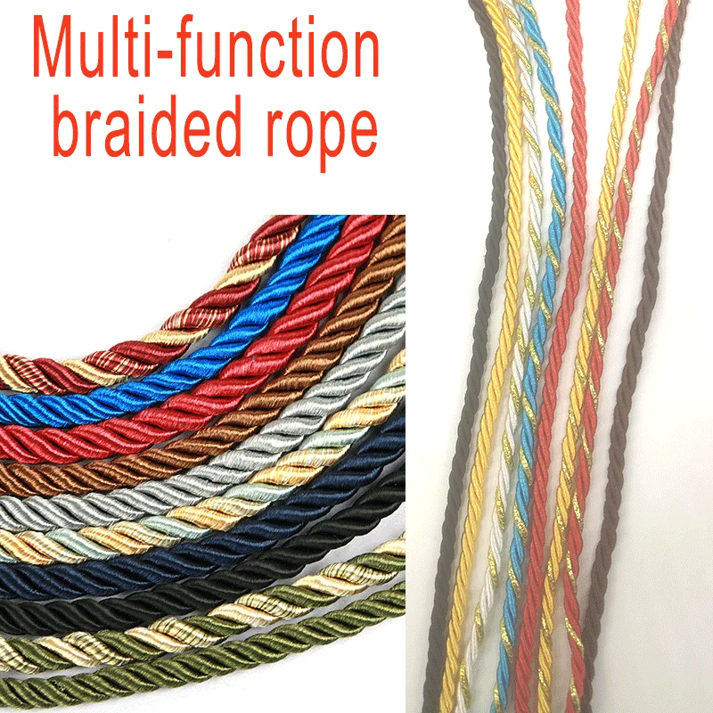 Cord Trim Twisted - 3mm 10m Twisted Cord Rope Trim