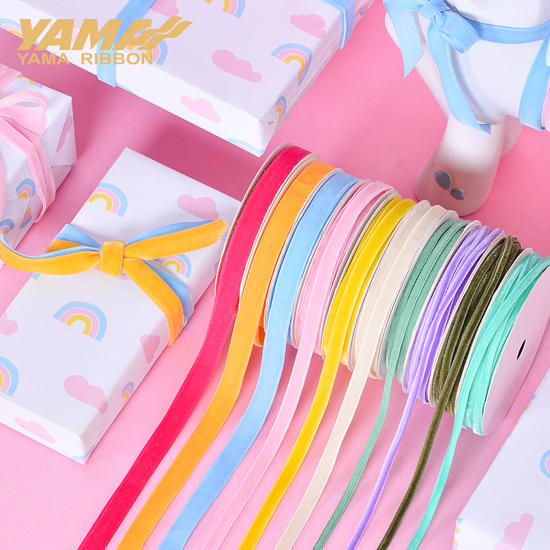Velvet Ribbon Roll - Bộ Chảo Nơ Nhung 1/8 