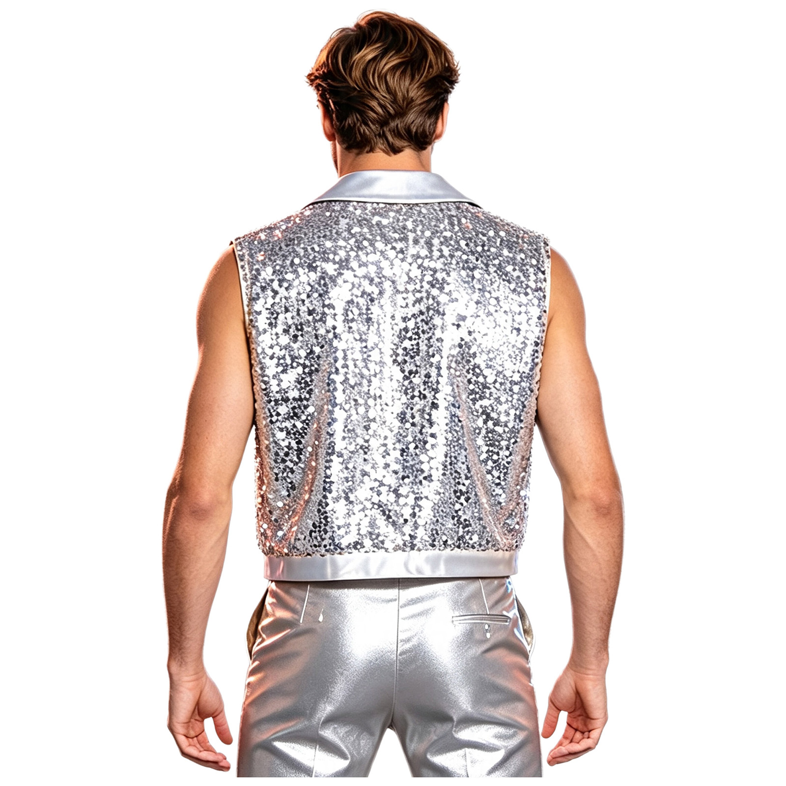 Tassel Fringe Trim - Men Fringe Hippie Costume Sparkling Sequin