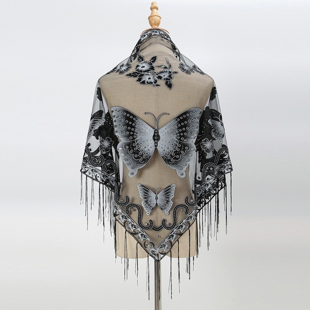 Luxury Flower Lace Hollow Scar - đánh giá và giá Tassel Fringe Trim