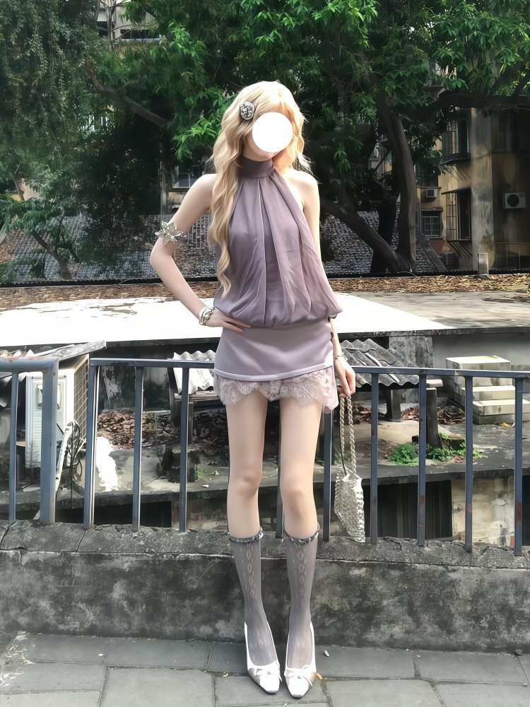 Sweet Lolita 2 Piece Set Women - đánh giá và giá Elastic Lace Trim