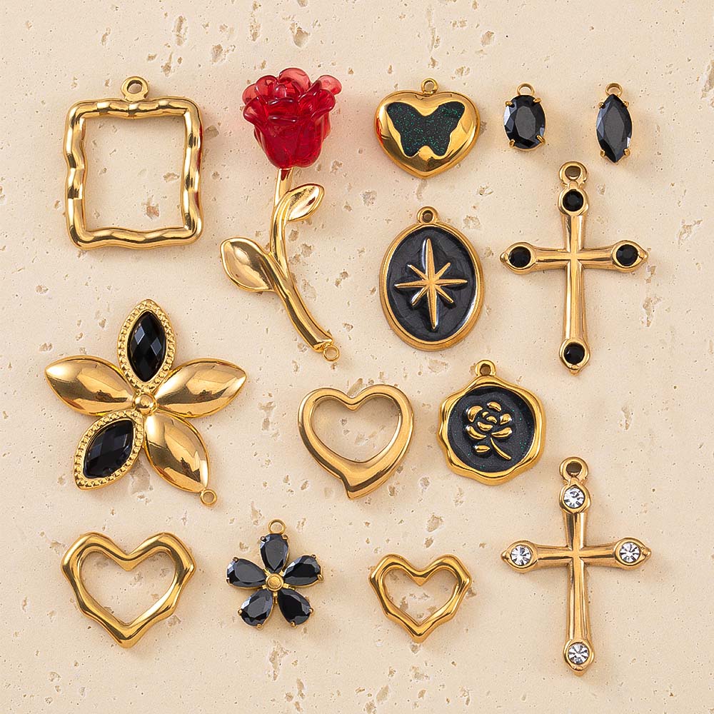 2pcs Stainless Steel Flower Cr - đánh giá và giá Embellishment Crafts