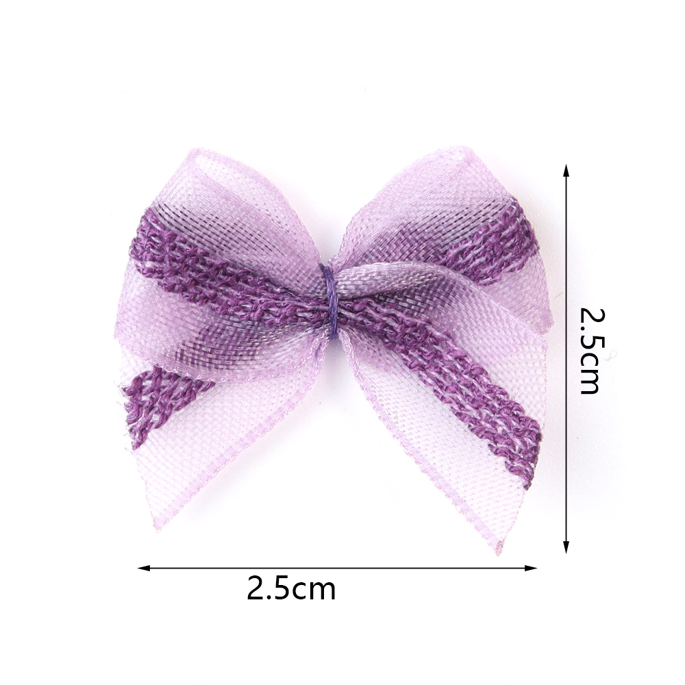 30pcs 2.5x2.5cm Mesh Ribbon Bo - đánh giá và giá Embellishment Crafts