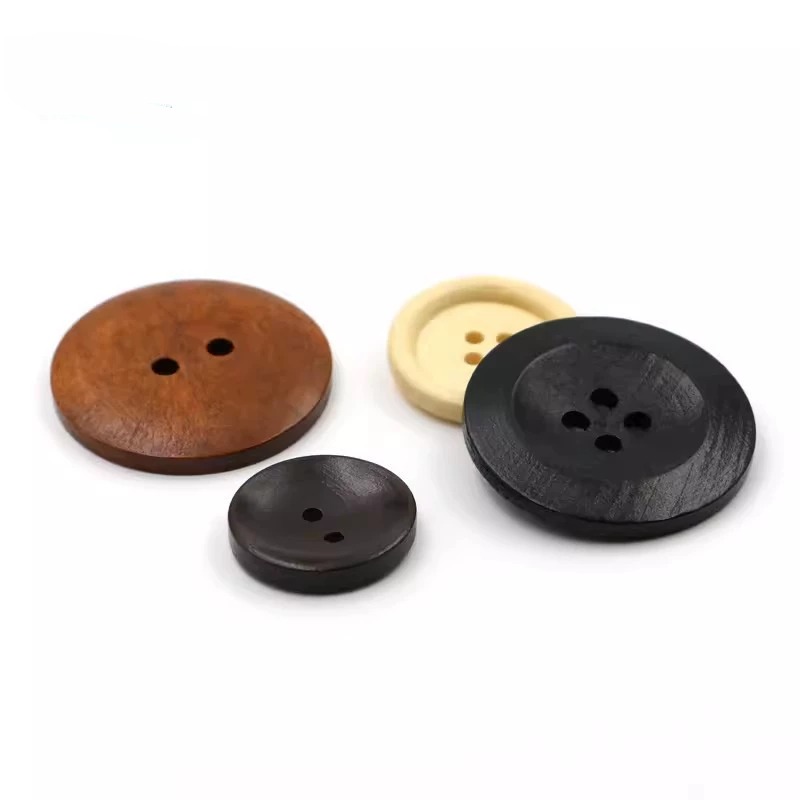 10pcs 18mm Round Wooden Button - đánh giá và giá Embellishments For Scrapbooking