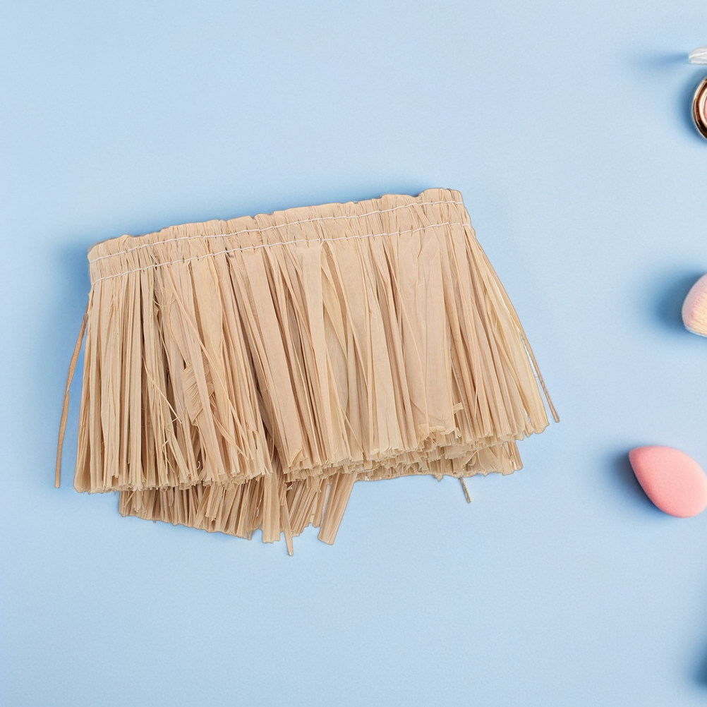 2Pcs Raffia Fringe Trim Woven  - đánh giá và giá Tassel Fringe Trim