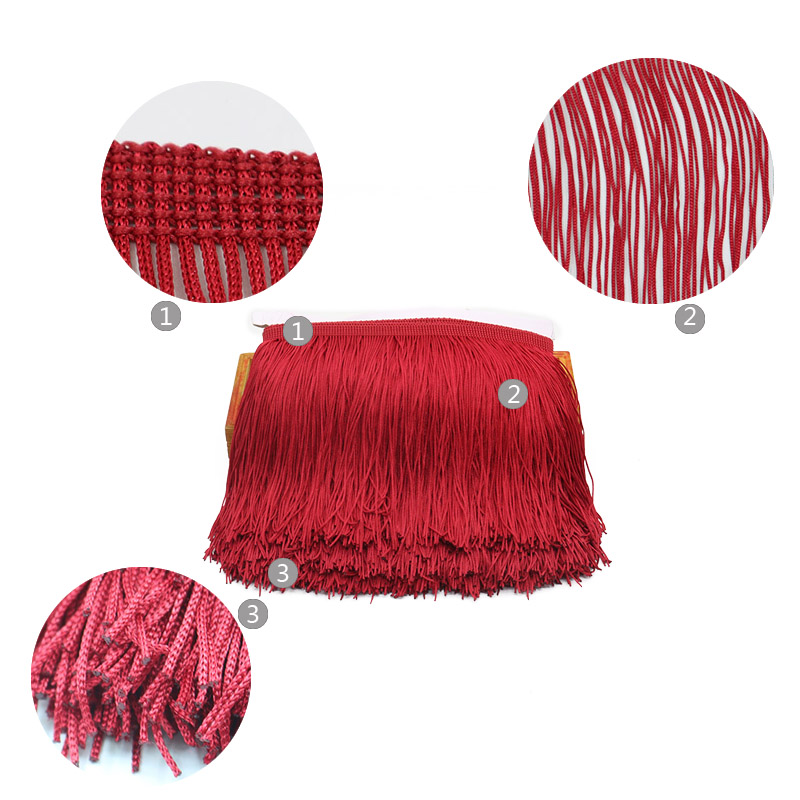 10 Thước 15Cm Dài Tua Rua Tua  - đánh giá và giá Fringe Ribbon Sewing