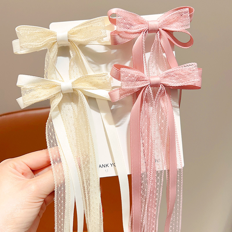 Sweet Children Bowknot Hairpin - đánh giá và giá Tassel Fringe Trim