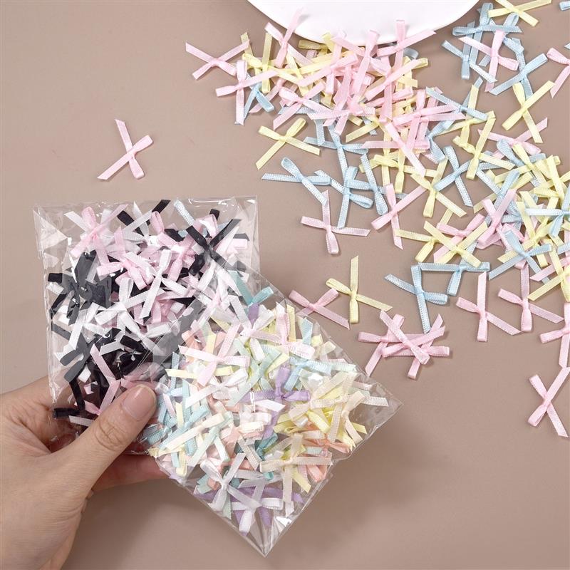 100Pcs 3mm Ribbons Mini Satin  - đánh giá và giá Christmas Craft Embellishment