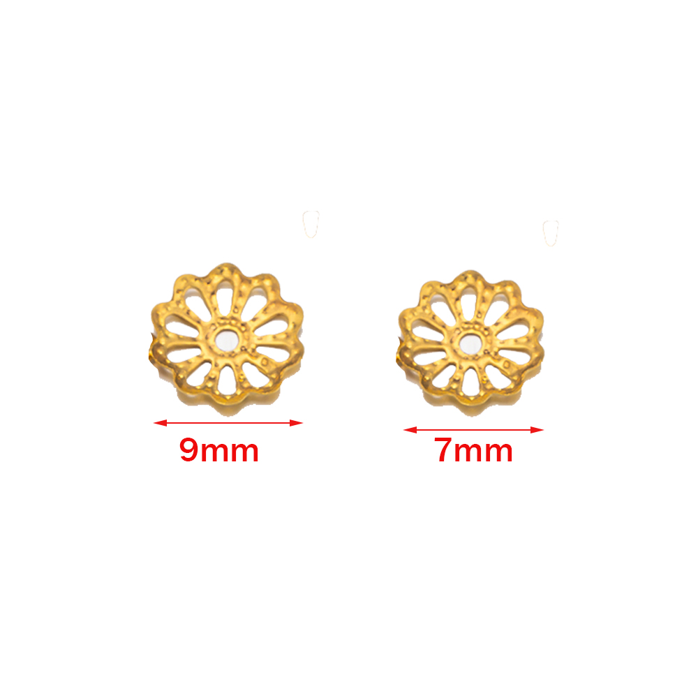 200pcs 7/9mm Filigree Flower H - đánh giá và giá Embellishment Crafts