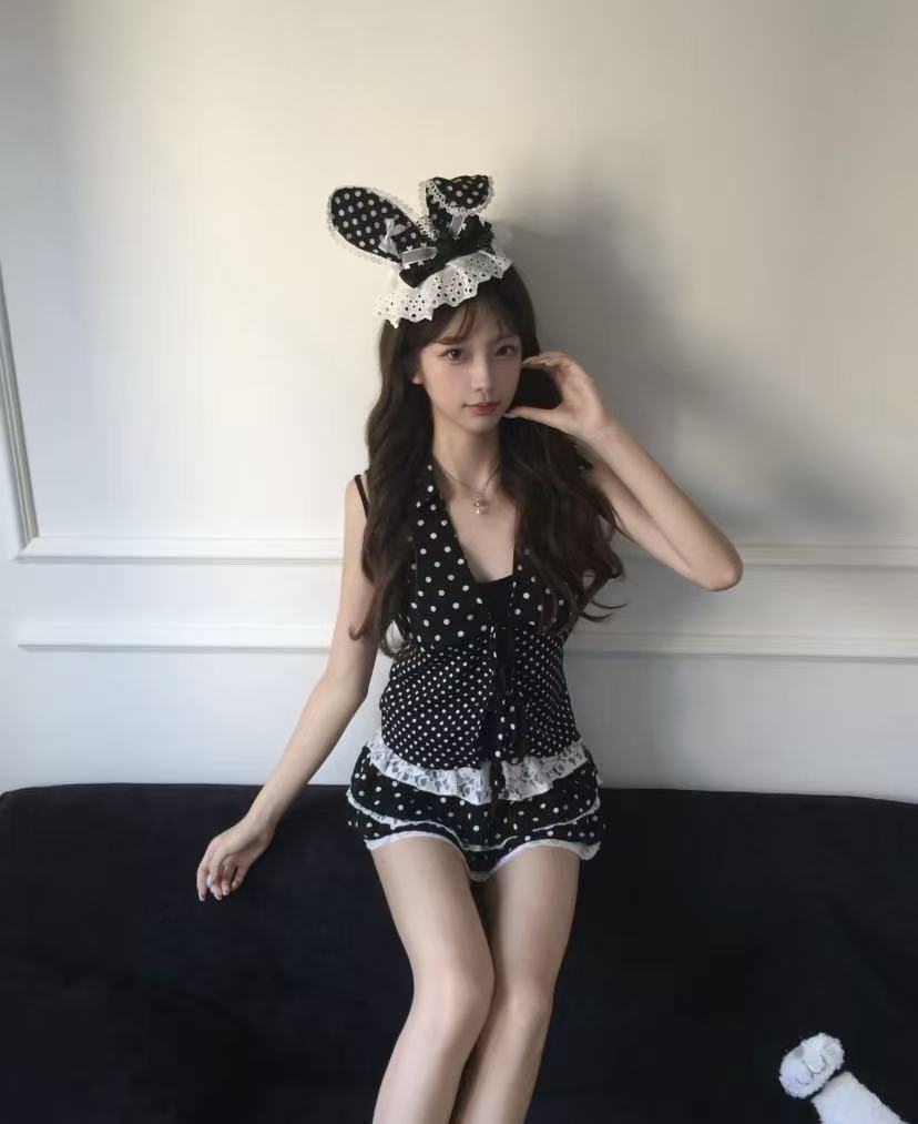 Y2K Vintage Coquette 2 Piece S - đánh giá và giá Elastic Lace Trim