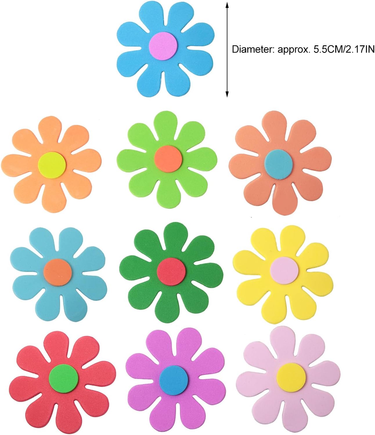 3D flower foam stickers Spring - đánh giá và giá Embellishment Crafts