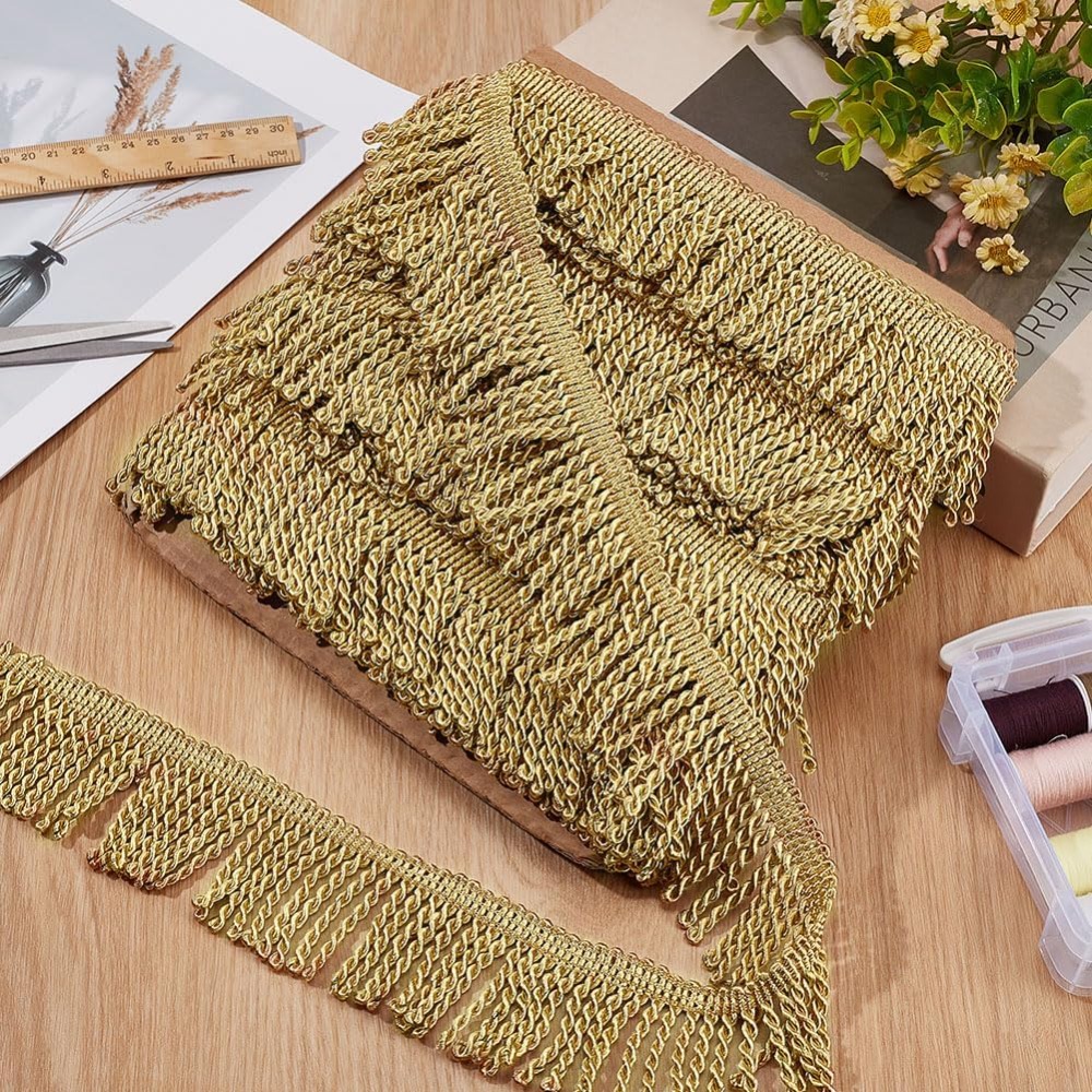 12 Yardsx2.2Inch Fringe Trim C - đánh giá và giá Tassel Fringe Trim