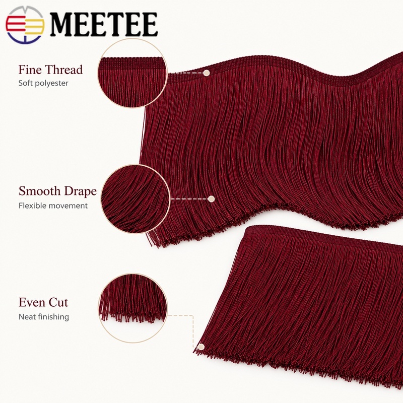 5/10Yards 10-30cm Red Tassel F - đánh giá và giá Fringe Ribbon Sewing