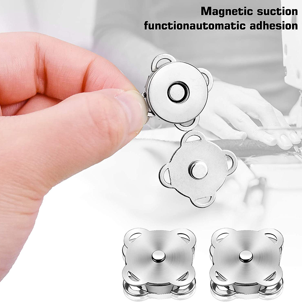 20 Sets Magnetic Button Metal  - đánh giá và giá Iron On Stud Set