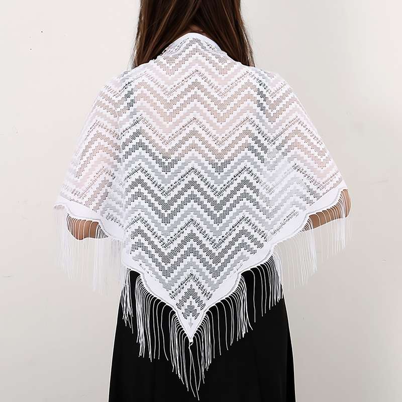 Elegant Tassels Triangular Sca - đánh giá và giá Tassel Fringe Trim