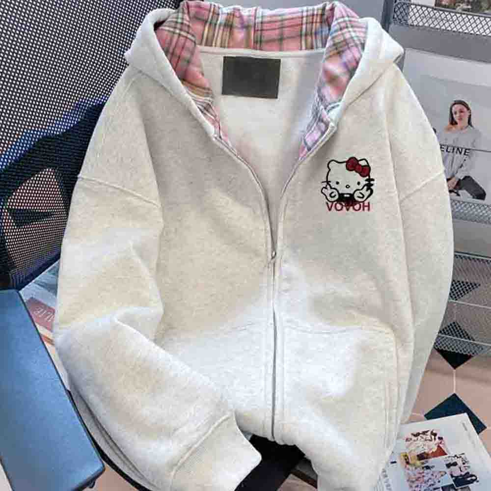 Hello Kitty Women's Hooded Swe - đánh giá và giá Embellish Knit