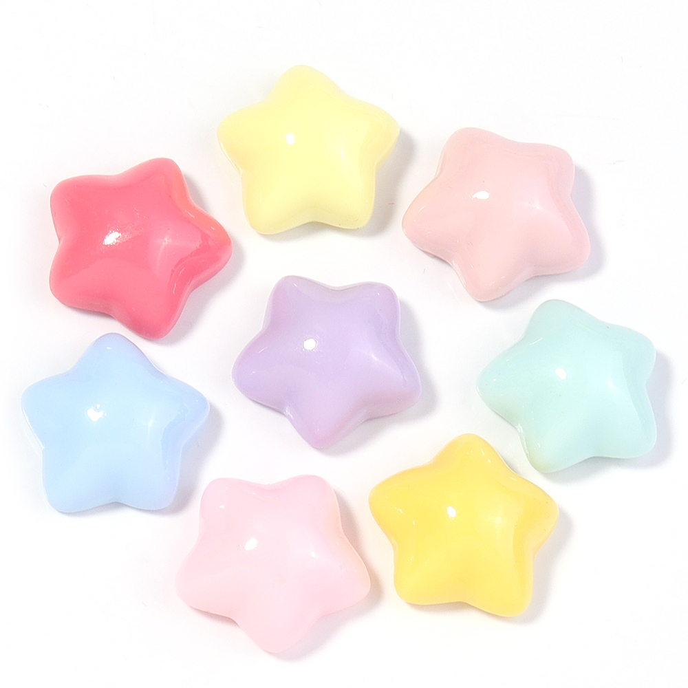 50pcs/lot 16mm Colorful Star R - đánh giá và giá Embellishment Crafts