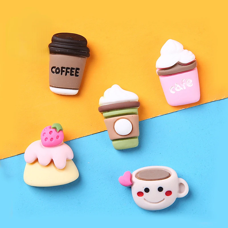 10pcs Cartoon Kawaii Resin Cof - đánh giá và giá Christmas Craft Embellishment