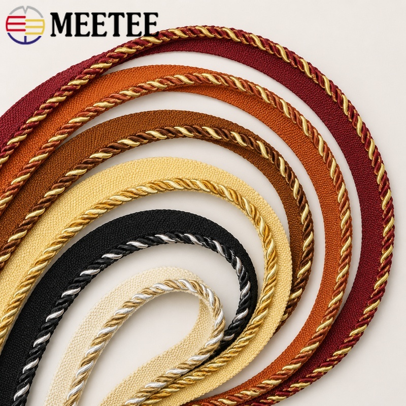 2/5/10/12M Meetee 6mm Two-Colo - đánh giá và giá Cord Trim Twisted