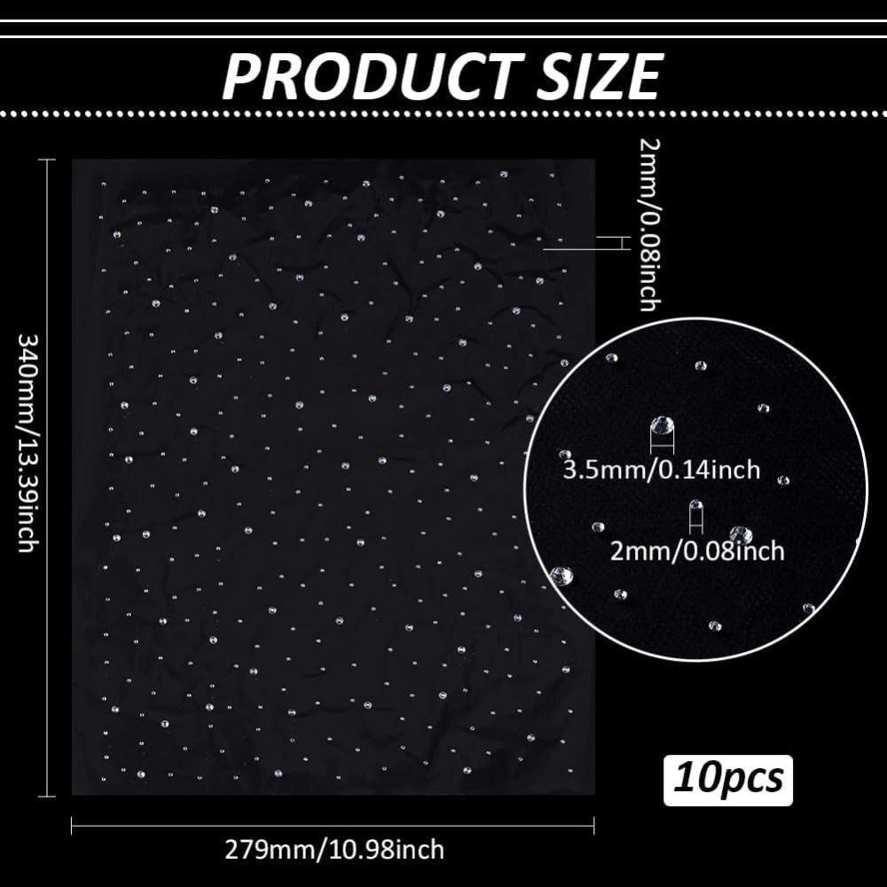 10 Sheet Glitter Hotfix Rhines - đánh giá và giá Hotfix Rhinestone Sheet