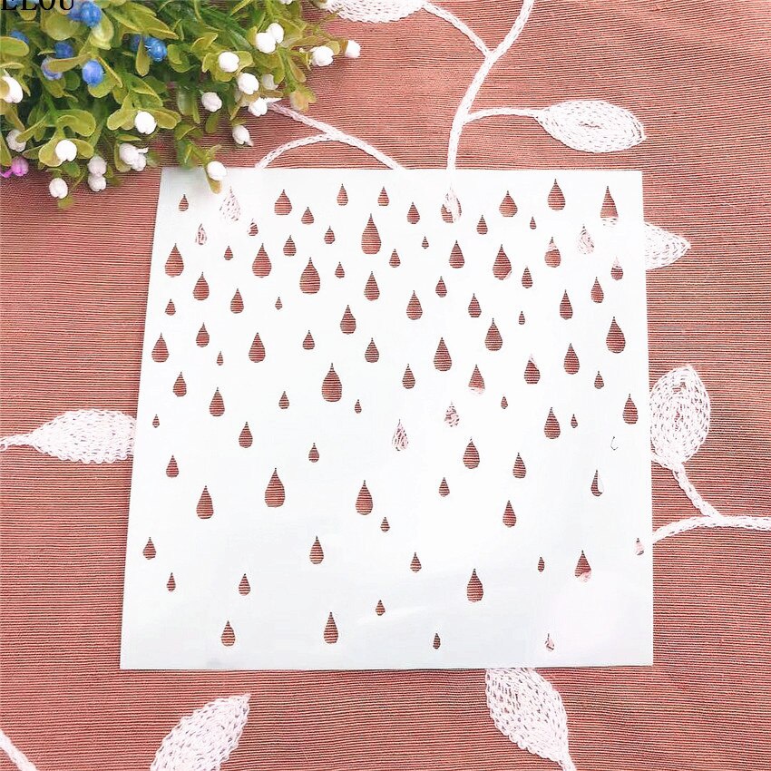 15*15 Raindrops Scrapbook Sten - đánh giá và giá Embellishments For Scrapbooking