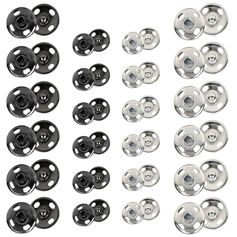 10/50 Set 8-10mm Metal Sew-on  - đánh giá và giá Iron On Stud Set