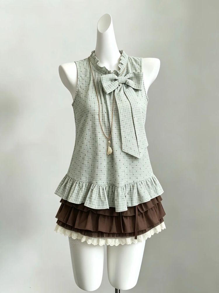 Japanese Vintage sweeti 2-Piec - đánh giá và giá Elastic Lace Trim