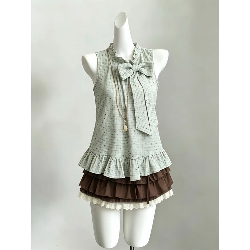 Japanese Vintage sweeti 2-Piec - đánh giá và giá Elastic Lace Trim