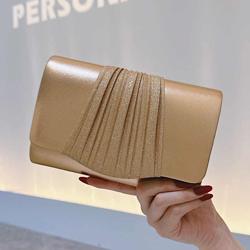 Golden Small Evening Clutch Ba - đánh giá và giá Tassel Fringe Trim
