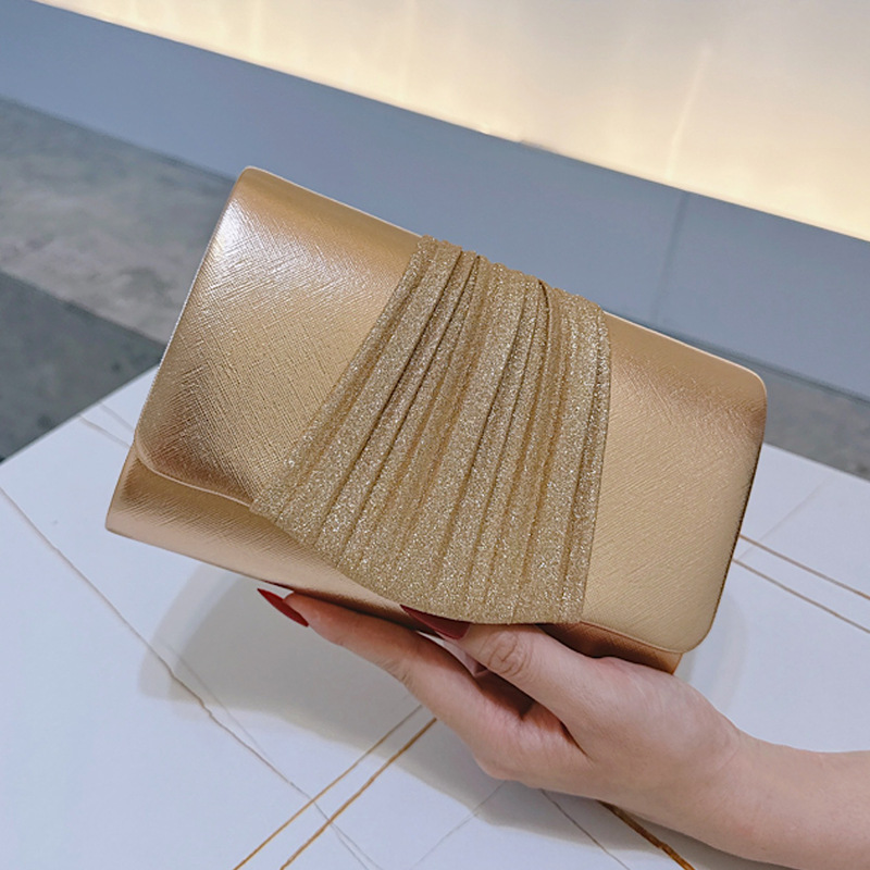 Golden Small Evening Clutch Ba - đánh giá và giá Tassel Fringe Trim