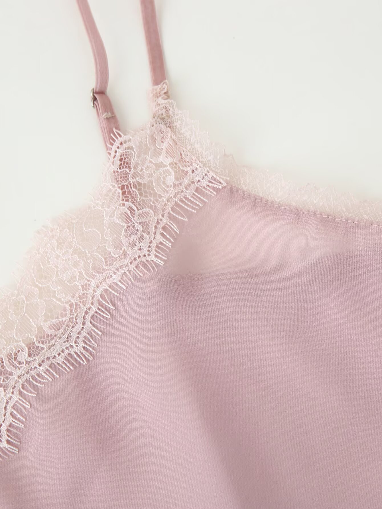 Tidalyf 2025 Women Pink Cami T - đánh giá và giá Elastic Lace Trim