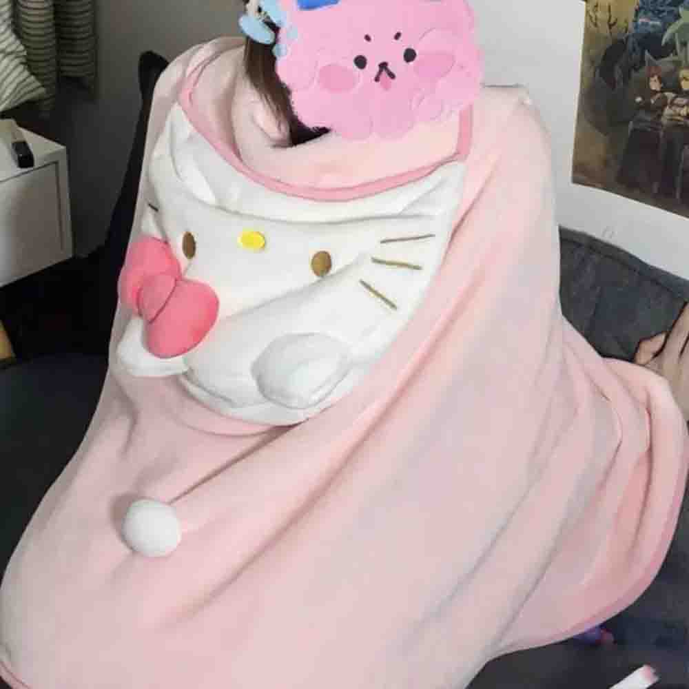 Cute Hellokitty Cloak Shawl Ai - đánh giá và giá Embellish Knit