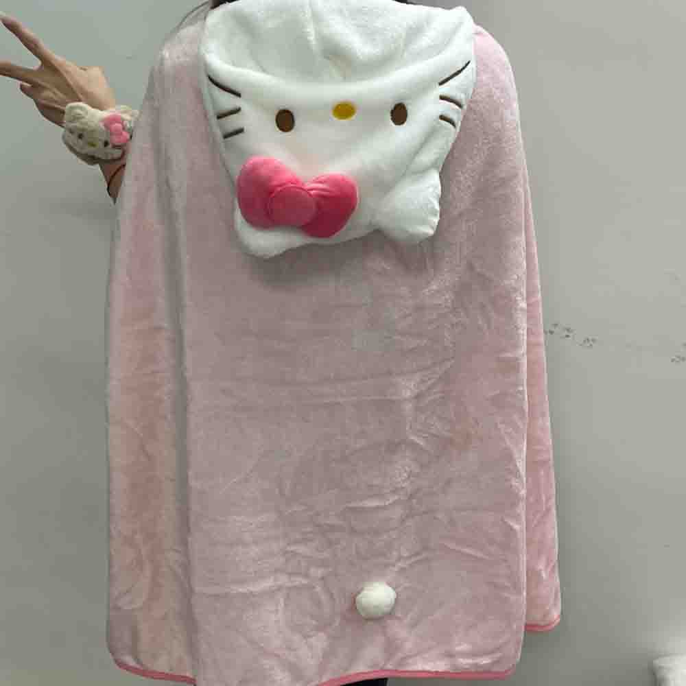 Cute Hellokitty Cloak Shawl Ai - đánh giá và giá Embellish Knit
