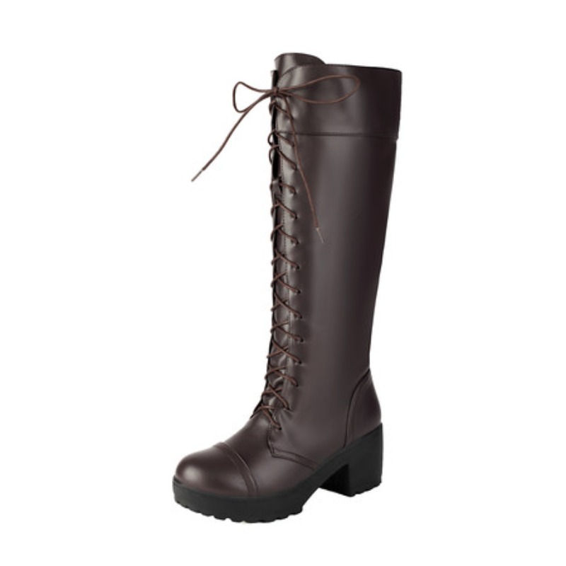 Womens Knee High Lace Up Comba - đánh giá và giá Guipure Lace Panel