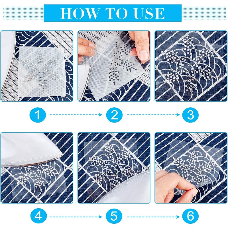 2 Sheet Snowflake Iron on Rhin - đánh giá và giá Hotfix Rhinestone Sheet