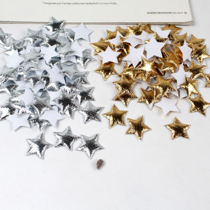 100Pcs Gold/Silver Stars For C - đánh giá và giá Embellishments For Scrapbooking